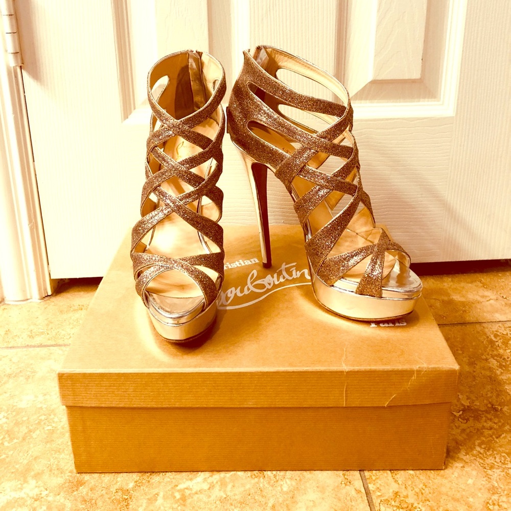 Christian Louboutin Balota 150 Glitter/Specchio